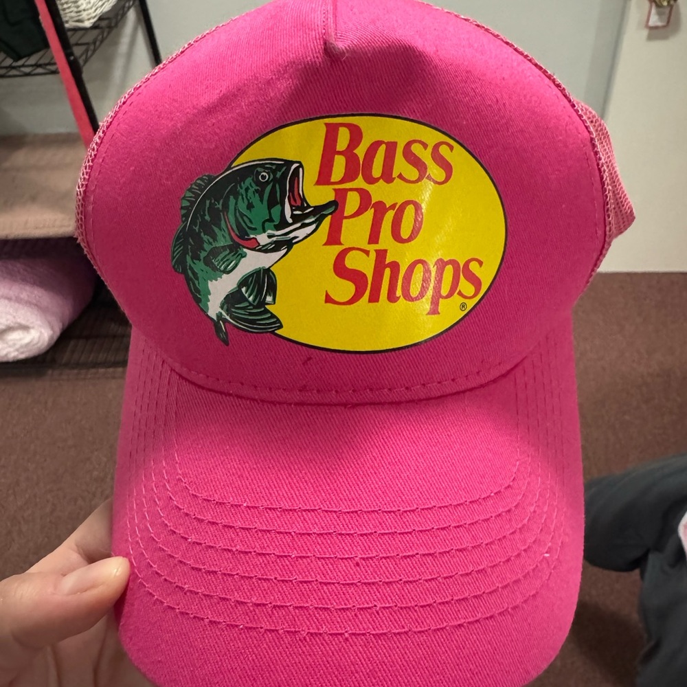 Bass Pro Shops Pink and Yellow Fish